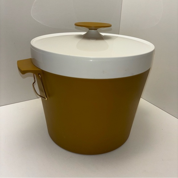 David Douglas vintage Therm Ware insulated ice bucket in harvest gold - Picture 6 of 8